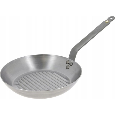 De Buyer grilovací pánev 32 cm z uhlíkové ocel