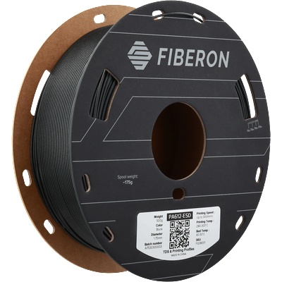 Polymaker Fiberon PA612-ESD Black - 1, 75 mm / 500 g (FG08001)