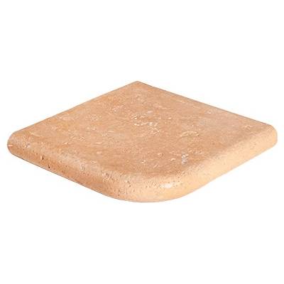 DITON Bazénový lem TRAVERTIN ELEGANCE Velikost: 30 × 30 × 4, Varianta: Bazénový lem - vnější rohový Travertin elegance pískovcová, Povrch: natur, reliéfní