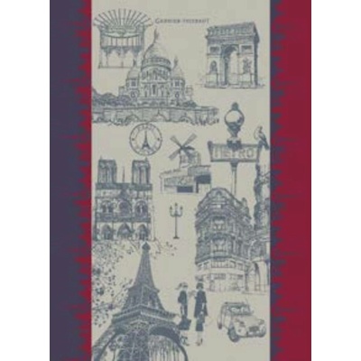 Garnier Thiebaut J'AIME PARIS TRICOLORE 56 x 77 cm