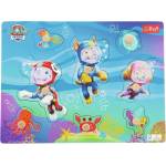 Trefl Дървен пъзел Trefl - Пес патрул под водата, 8 части (61631) - baby
