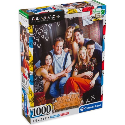 Clementoni Пъзел Clementoni от 1000 части - Приятели (39711)