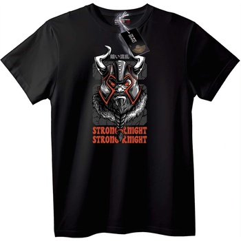 NOONEBRAND Тениска Силен Викингски Рицар - 2XL, Black