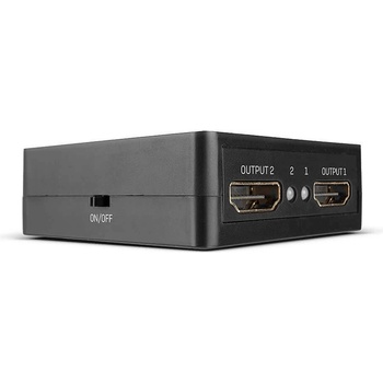 Lindy 4K, 18G, 2-портов HDMI компактен мултипликатор, Lindy 38358 (38358)