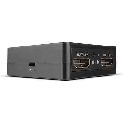 Lindy 4K, 18G, 2-портов HDMI компактен мултипликатор, Lindy 38358 (38358)