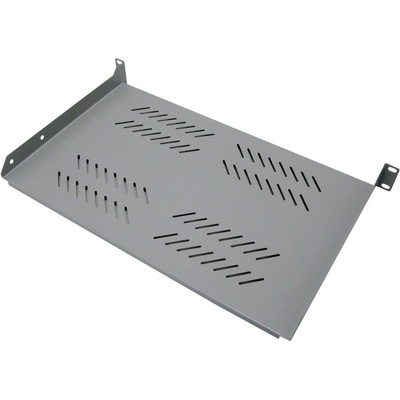 XtendLan CPOLIC1U28-G Police, 19", výška 1U, 280mm, univerzální, nosnost 25kg, šedá CPOLIC1U28-G