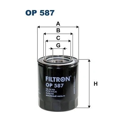 Olejový filter FILTRON OP 587