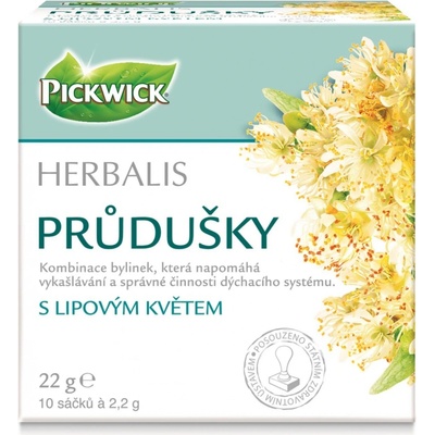 Pickwick Herbalis Priedušky s lipovými kvetmi 10 x 2,2 g