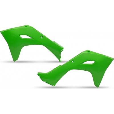 UFO kryty chladiče KAWASAKI KXF 250 25-26, KXF 450 24-26 barva zelená