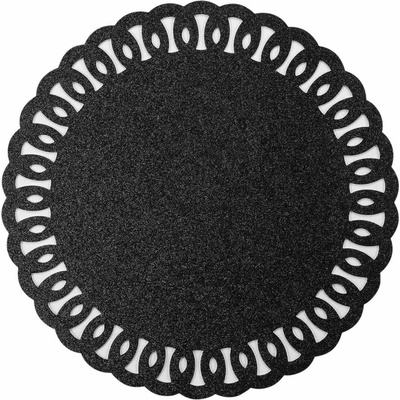 Douceur d'intérieur Třpytivé prostírání GUIRLANDE 38 cm černé