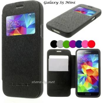 Image 1 of Samsung Galaxy S5 Mini Window Wallet Калъф и Протектор