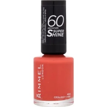 Rimmel 60 Seconds Super Shine лак за нокти 8 ml нюанс 404 Ora-Ngy Vibe