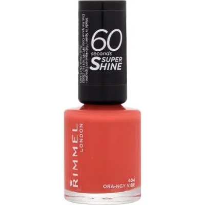 Rimmel 60 Seconds Super Shine лак за нокти 8 ml нюанс 404 Ora-Ngy Vibe