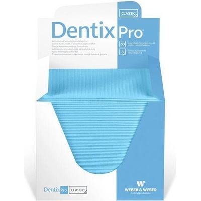 podbradníky DentixPro Classic 33 x 48 cm v boxe modré