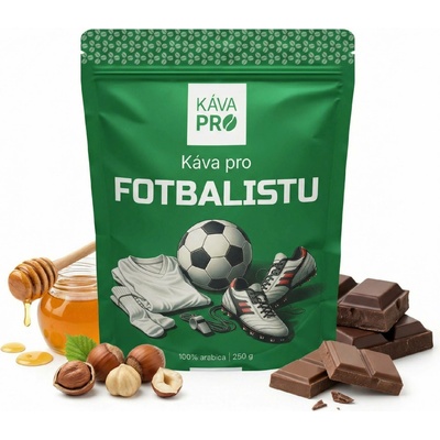 KávaPRO Káva pro fotbalistu mletí espresso 250 g