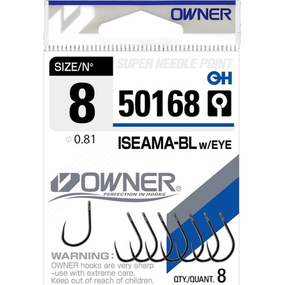 Owner s očkem Iseama-BL vel.10 9 ks