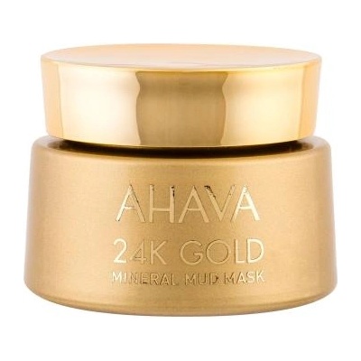 AHAVA 24K Gold Mineral Mud Mask изглаждаща маска за лице с минерали 50 ml за жени