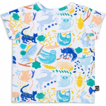 Dětské triko Wouki Inu jungle blue