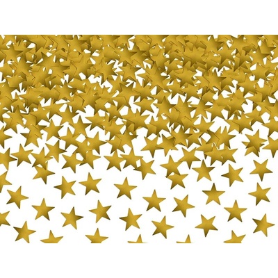 PartyDeco Konfety zlaté HVIEZDY 30g