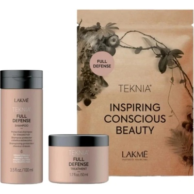 Lakmé Teknia Full Defense Комплект - Защитен шампоан и Маска, 100 + 50 ml
