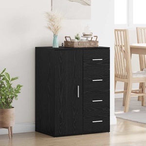 vidaXL Служебен шкаф Черния дъб 59 x 39 x 80 см Инженерна дървесина (883066)