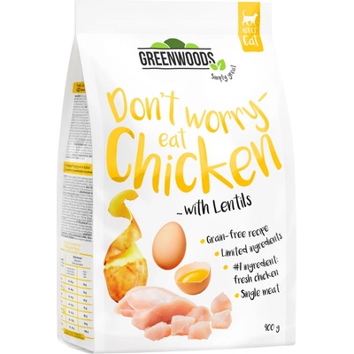 Greenwoods kuře s čočkou bramborami a vejcem 2 x 0,4 kg
