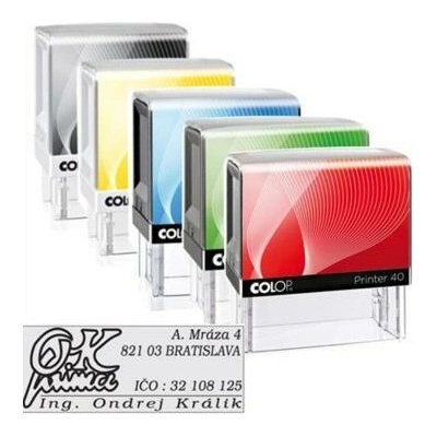 Colop Printer 40 59x23mm odtlačok zelený