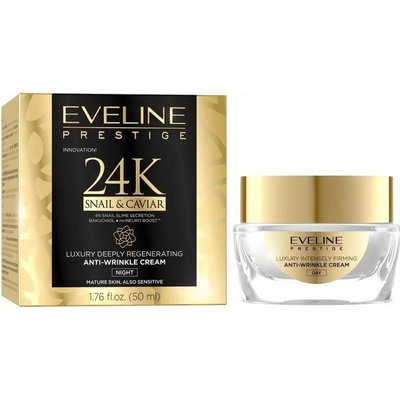 Eveline Cosmetics 24K Snail & Caviar protivráskový noční krém se šnečím extraktem 50 ml