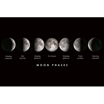 DIMEX ART s. r. o Флизелинов фототапет фази на луната 375 x 250 см
