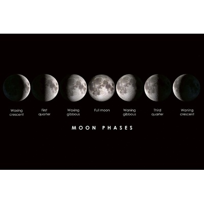 DIMEX ART Флизелинов фототапет фази на луната 375 x 250 см