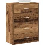 vidaXL Шкафове с 4 чекмеджета 2 бр 60x31x40 см инженерно дърво (858836)
