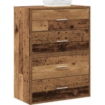 vidaXL Шкафове с 4 чекмеджета 2 бр 60x31x40 см инженерно дърво (858836)