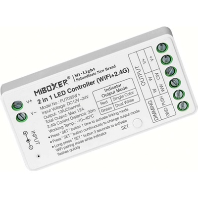 MiBoxer WiFi + RF stmievač pre CCT LED pásiky FUT035W