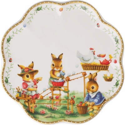 Villeroy & Boch Talíř Annual Easter Edition 2026, zajíčci Paul, Anna a Max, 22,5 cm 14-8627-2651