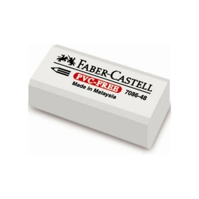 Faber-Castell Faber-Castell: Винилова бяла гума с целофанов протектор