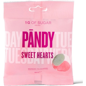 Pändy Candy sweet hearts gumové cukríky 50 g