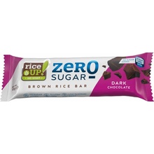 Rice Up Zero Bezlepková rýžová tyčinka bez přidaného cukru tmavá čokoláda 18 g