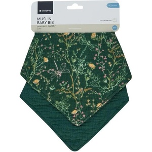 Kikka boo Комплект 2 бр муселинов лигавник Kikka Boo Secret Garden Green (31303030069)