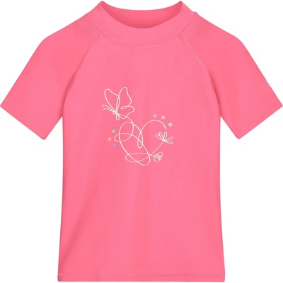 Color Kids Детска плажна тениска от ликра Color Kids Kid's T-Shirt with Print Lycra - Pink Lemonade - размер 92 (EU) (750-2571-0611)