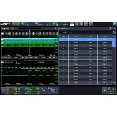 Uni-T MSO3000HD-AUDIO software upgrade