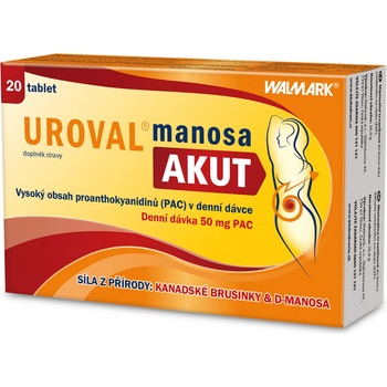 Walmark Uroval Manosa Akut 20 tablet