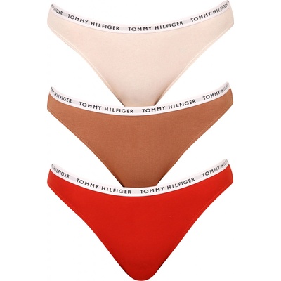 Tommy Hilfiger 3PACK dámské kalhotky vícebarevné UW0UW02828 0R2