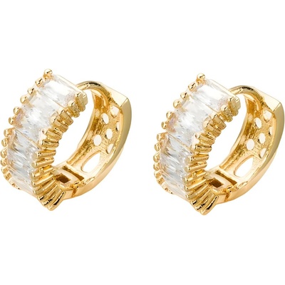 HARAHU Обеците ai-28359 - Златна / Кристална kp28359 (ai-28359)