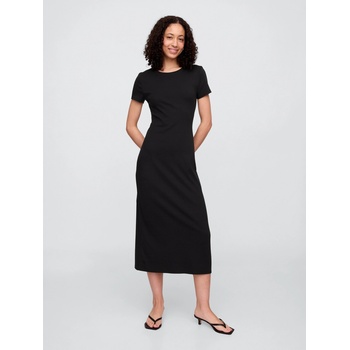 GAP Трикотажни миди рокли с прорези GAP GAP | Cheren | ЖЕНИ | XXS