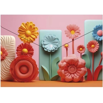 Panta Plast Папка за документи, A5 PP, патент, 180 микрона, PANTA PLAST "Modern Flowers (0410-0069-61)