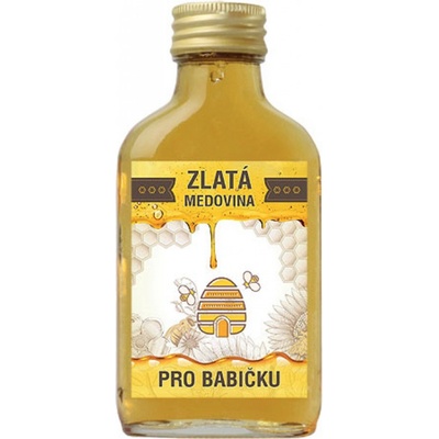 Bohemia Gifts & Cosmetics Zlatá medovina 18 % Pro babičku 0,1 l