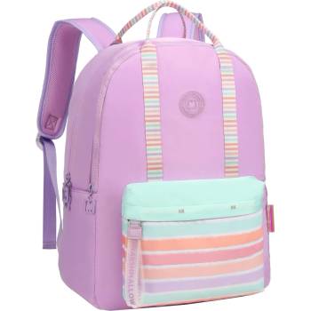 Marshmallow Ученическа раница Marshmallow - Stripes, Purple (DKT64471)