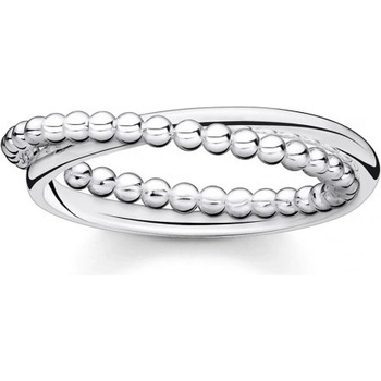 Thomas Sabo prsteň Ring double dots silver TR2321 001 21