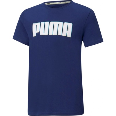 Puma Alpha Graphic Tee B 585887 12 Modrá