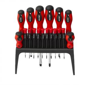 BOLTER Комплект отвертки със стойка bolter xg53697, 18 броя